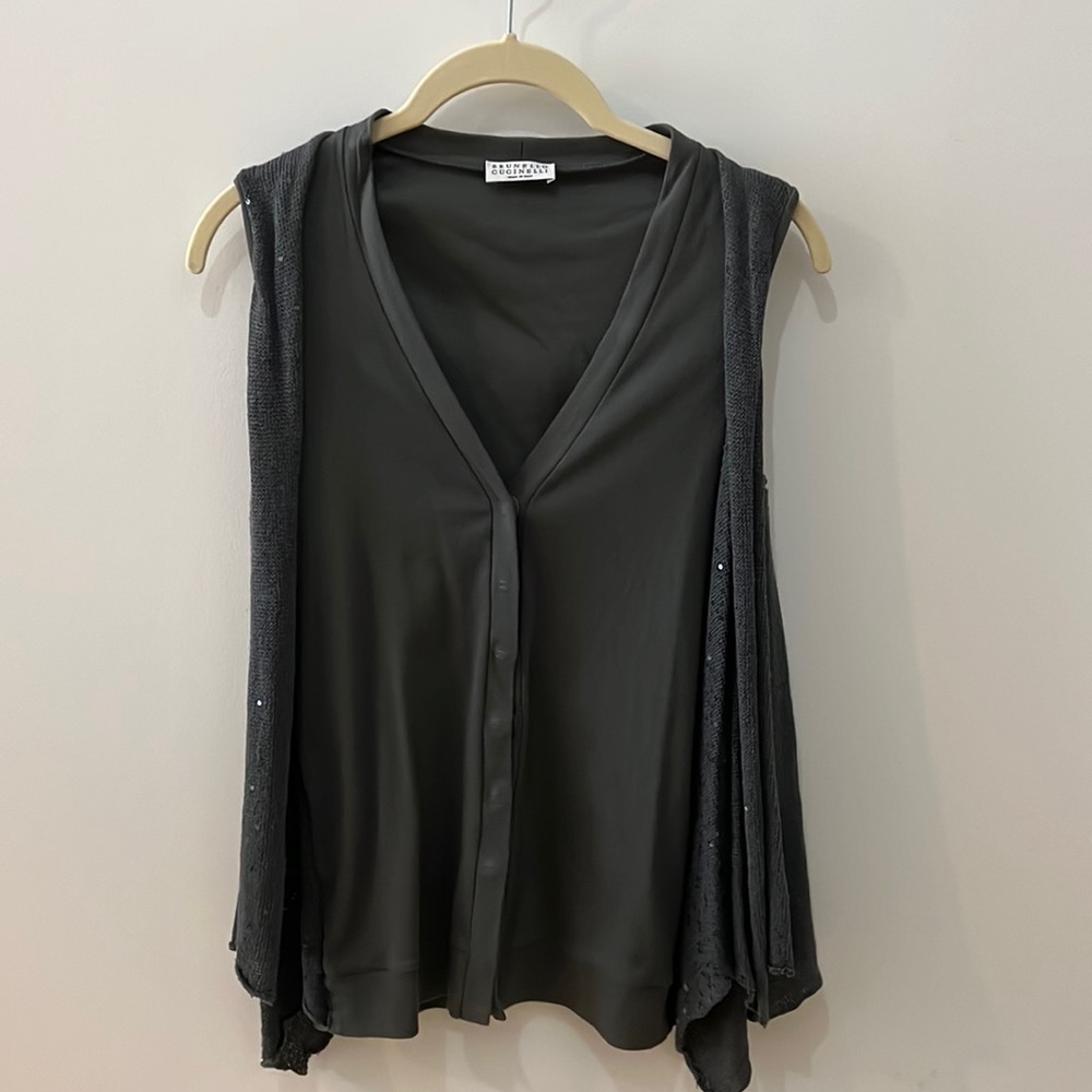 Brunello Cucinelli Top Sz M